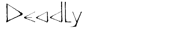 Deadly font preview